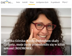 Wywiad z dr Monika Gorska autorka bestsellerowej ksiazki Zaufaj i Puść w Deon.pl