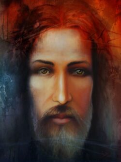 Jezus Chrystus - zdjęcie obrazu Jezusa Tadeusza Kowala, autorstwa jego syna, Mateusza Kowala