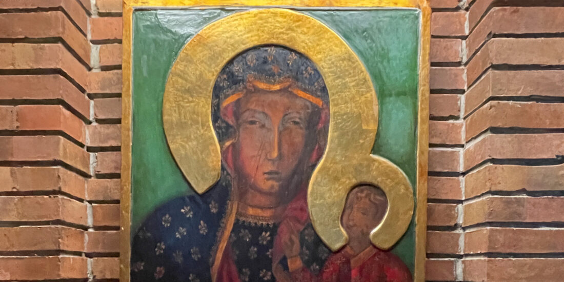 Obraz z Jasnej Góry fot. Monika Górska autorka Trylogii Zaufania - blog